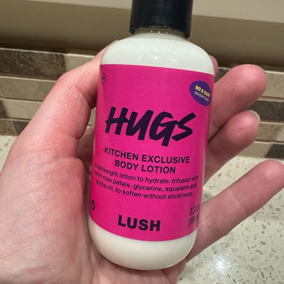 Lush Other - Lush Hugs Body Lotion Kitchen Exclusive Rose Jojoba 3.3oz NEW